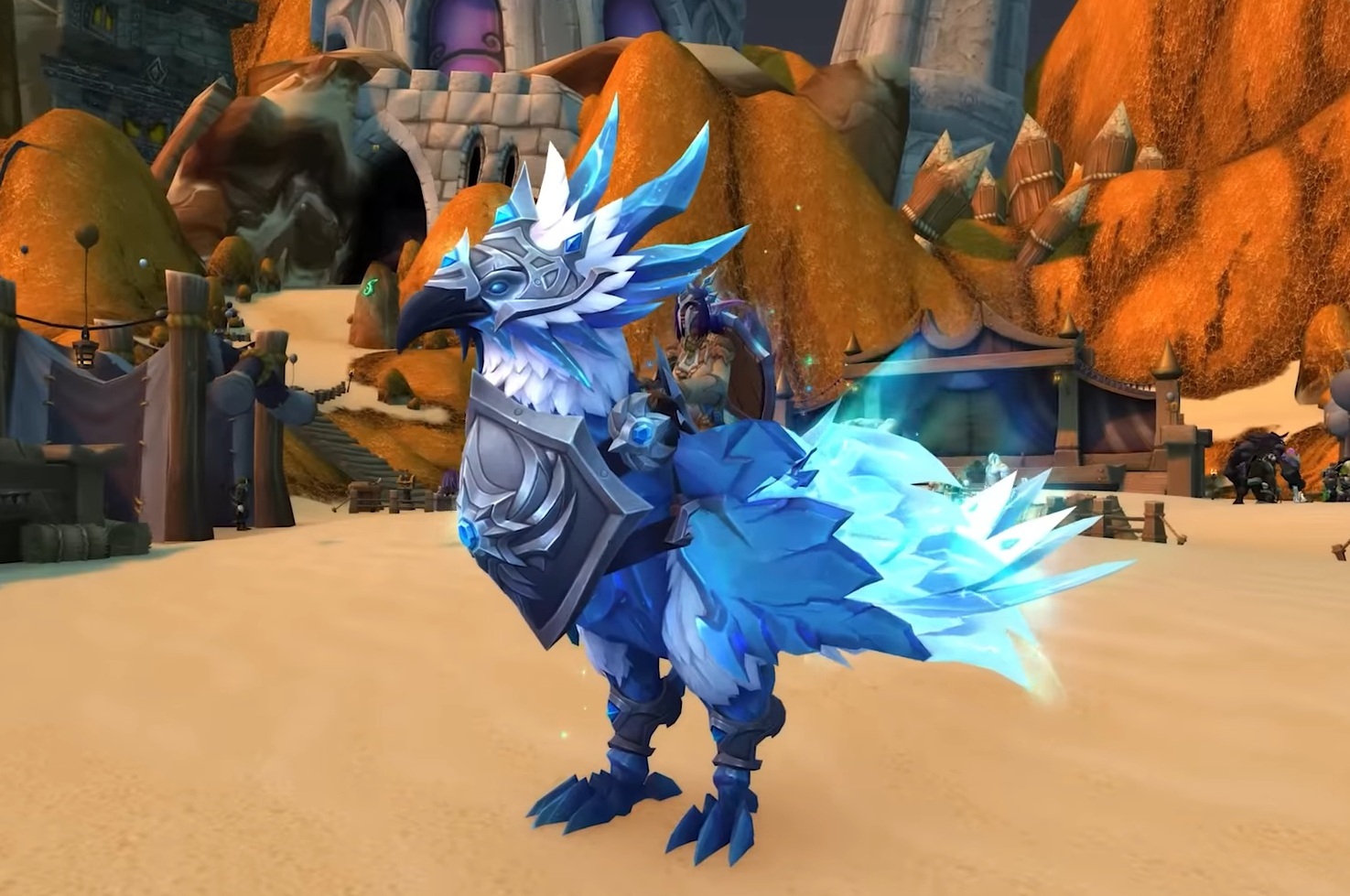 Blue Phoenix mount in patch 11.0.5.